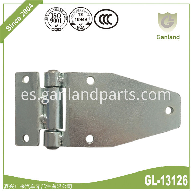 Trailer Flat Blade Side Board Zinc Plate Hinge